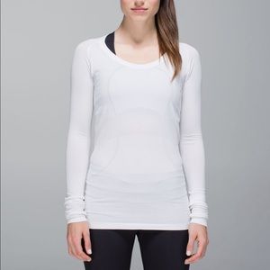 lululemon white swiftly tech long sleeve